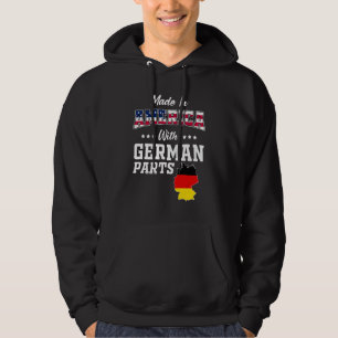 Amerikaanse Duitse Onderdelen Duitsland Kaart VS V Hoodie