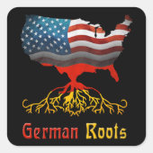 Amerikaanse Duitse Roots Stickers (Voorkant)