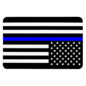 Amerikaanse dunne blauwe lijn magneet (Horizontaal)