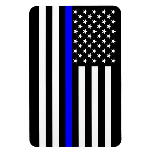 Amerikaanse dunne blauwe lijn magneet (Verticaal)
