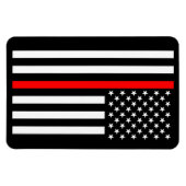 Amerikaanse dunne rode lijn magneet (Horizontaal)