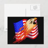Amerikaanse Eagle Biker T shirten Gifts Briefkaart (Voorkant / Achterkant)