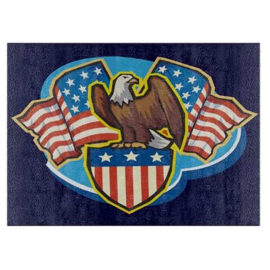 Amerikaanse Eagle Cutting Board Snijplank (Voorkant)