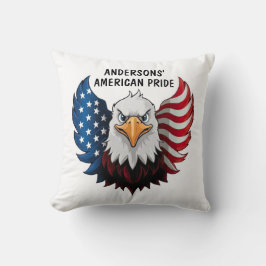 Amerikaanse Eagle Flag gepersonaliseerd Kussen