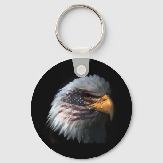 Amerikaanse Eagle Kaychain Sleutelhanger (Voorkant)