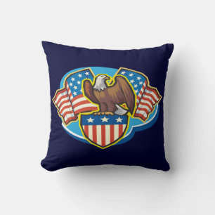 Amerikaanse Eagle Reversible Pillow Kussen