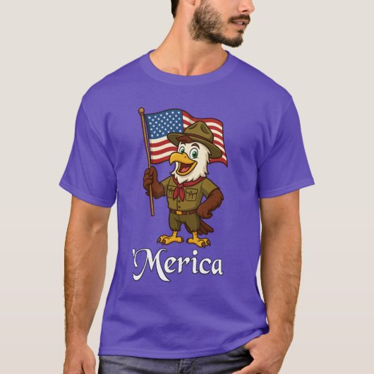Amerikaanse Eagle Scout T-shirt (Voorkant)