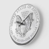 Amerikaanse Eagle Silver, niet in omloop Grote Klok (Hoek)
