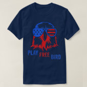 Amerikaanse Eagle-speelvogel T-shirt (Design voorkant)