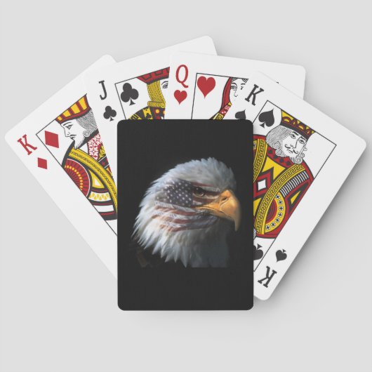 Amerikaanse "Eagle Spelling" Pokerkaarten (Achterkant)