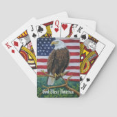 Amerikaanse "Eagle Spelling" Pokerkaarten (Achterkant)