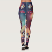Amerikaanse eagle USA Flag All-Over-Print Leggings (Achterkant)
