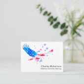 *~*   Amerikaanse Eagle USA Red White en Blue Flag Visitekaartje (Staand voorkant)