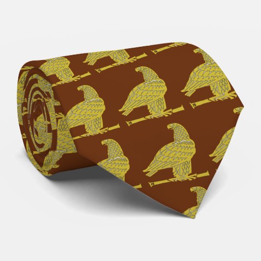 Amerikaanse  Eagle, voeg tekst toe Stropdas (Opgerold)