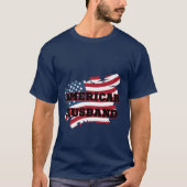 Amerikaanse echtgenoot t-shirt (Voorkant)