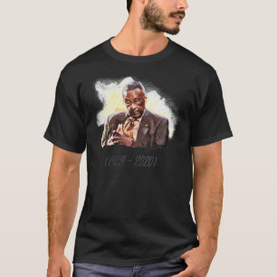 Amerikaanse econoom Walter E. Williams - Oil Paint T-shirt