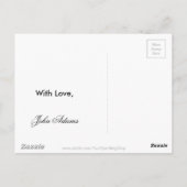 Amerikaanse eerste patriotten Amerikaanse vlag  te Briefkaart (Achterkant)