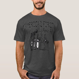 Amerikaanse Eerste Welzijn Lijn T-shirt