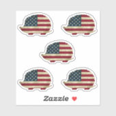 Amerikaanse egel sticker (Vel)