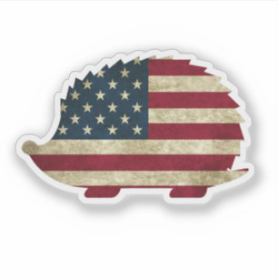 Amerikaanse egel sticker