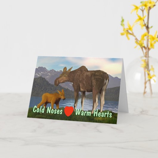 Amerikaanse elanden in de Weide Kaart (Gele Bloem)