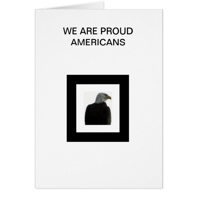 AMERIKAANSE ELLE MET DE AMERIKAANSE VLAG (Voorkant)