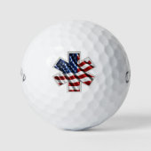 Amerikaanse EMS Callaway Warbird Custom Golf Balls Golfballen (Voorkant)
