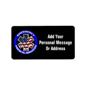 Amerikaanse EMS Return Address Labels (Voorkant)