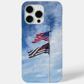 Amerikaanse en brandweer vlag Case-Mate iPhone case (Achterkant)