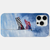 Amerikaanse en brandweer vlag Case-Mate iPhone case (Achterkant (horizontaal))