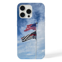 Amerikaanse en brandweer vlag