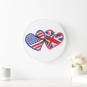 Amerikaanse en Britse vlag Grote Klok (Huis)