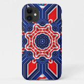 Amerikaanse en Britse vlag Morph Case-Mate iPhone Case (Achterkant)