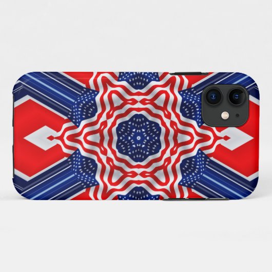 Amerikaanse en Britse vriendschapsvlag Case-Mate iPhone Case (Achterkant (horizontaal))