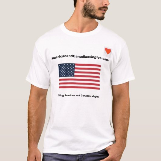 Amerikaanse en Canadese T-shirt (Voorkant)