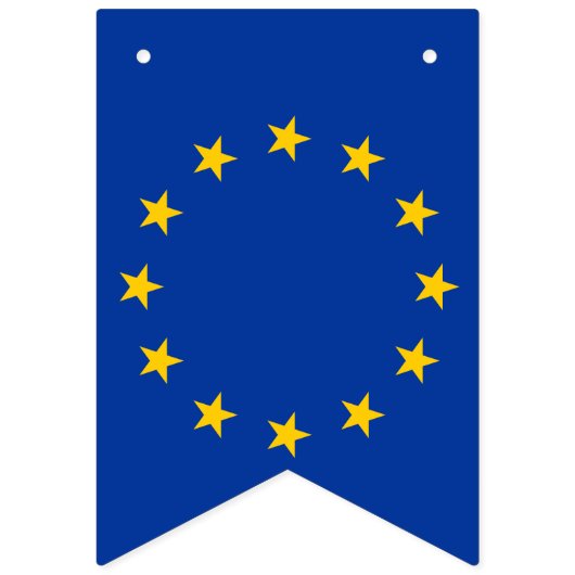 Amerikaanse en Europese huwelijksfeest Bunting Fla Vlaggetjes (Tweede vlag)