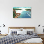 Amerikaanse en Hoefijzer Herfsten Canvas Afdruk (Insitu (Slaapkamer))