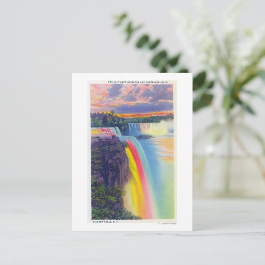 Amerikaanse en Hoefijzer Herfsten in Denemarken Briefkaart (Staand voorkant)