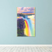 Amerikaanse en Hoefijzer Herfsten in Denemarken Canvas Afdruk (Insitu (Houten vloer))