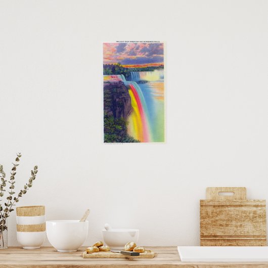 Amerikaanse en Hoefijzer Herfsten in Denemarken Poster (Keuken)