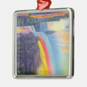 Amerikaanse en Hoefijzer Herfsten in Dusk Metalen Ornament (Links)