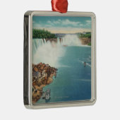 Amerikaanse en Hoefijzer Herfsten Metalen Ornament (Rechts)