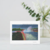 Amerikaanse en Hoefijzer Herfsten verlicht Briefkaart (Staand voorkant)