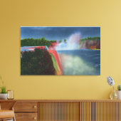 Amerikaanse en Hoefijzer Herfsten verlicht Canvas Afdruk (Insitu (Woonkamer))