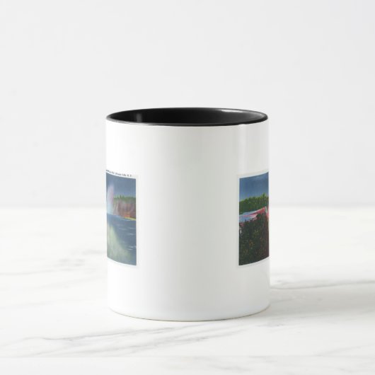 Amerikaanse en Hoefijzer Herfsten verlicht Mok (Midden)