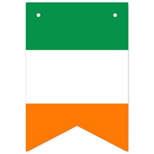 Amerikaanse en Ierse internationale trouwpartij Vlaggetjes (Tweede vlag)