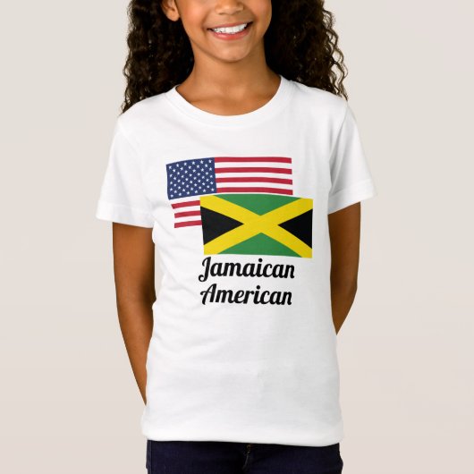 Amerikaanse en Jamaicaanse vlag T-shirt (Voorkant)