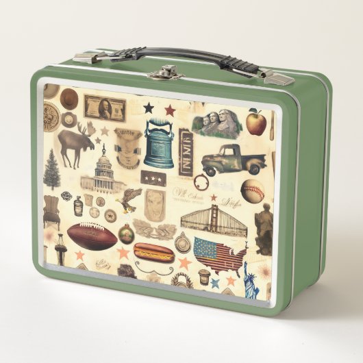 Amerikaanse  en nostalgische nationale symbolen, r (Voorkant)