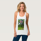 Amerikaanse en POW-vlaggen Tanktop (Volledige Voorkant)
