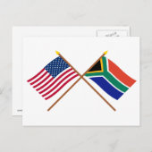 Amerikaanse en Zuid-Afrikaanse gesteentekker Briefkaart (Voorkant / Achterkant)